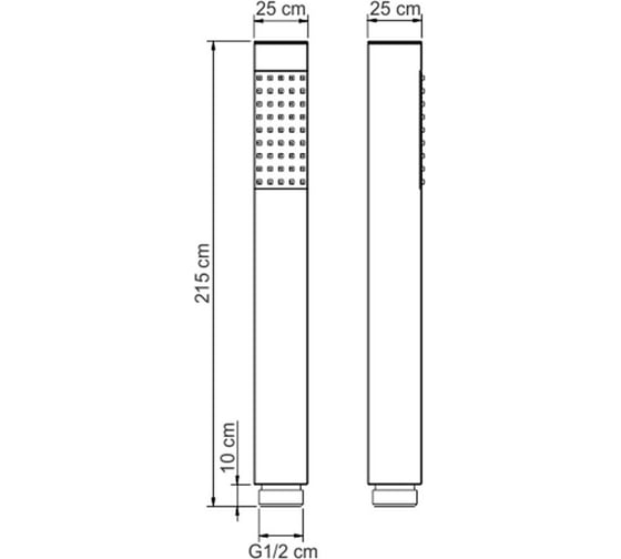 Лейка WasserKRAFT 1-функциональная A106