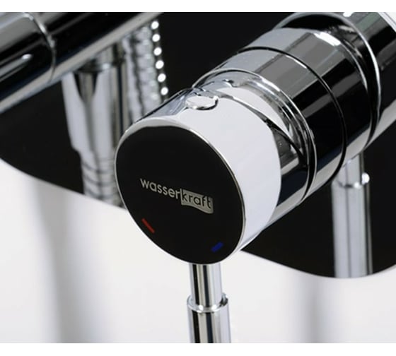 Встраиваемый смеситель для душа WasserKRAFT с гигиенической лейкой Main 4138