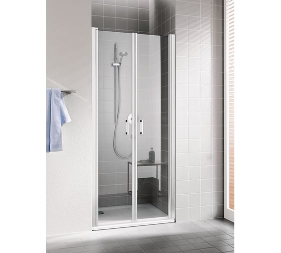 Двустворчатая маятниковая дверь KERMI CADA XS CK PTD 07020 VPK 660-710/2000 00000053007 1