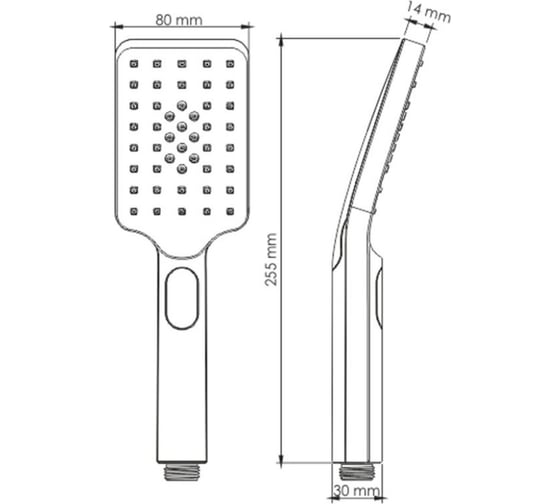 Лейка WasserKRAFT 3-функциональная A126
