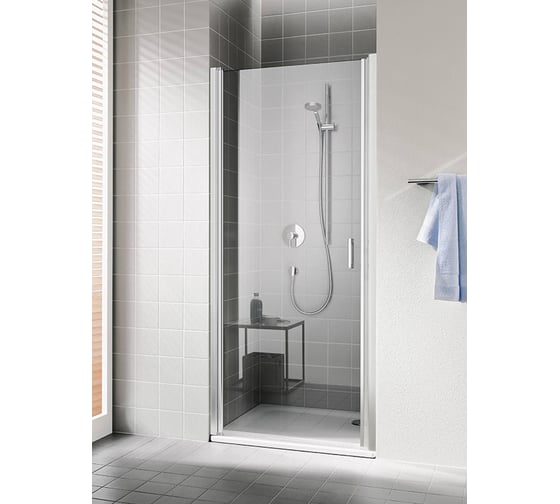 Одностворчатая маятниковая дверь KERMI CADA XS 860-910/2000, крепление слева CK 1WL 09020 VPK 00000039266 1