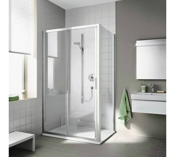 Двустворчатая раздвижная дверь KERMI CADA XS 1270-1310/2000, с панелью слева CK G2L 13020 VPK 00000040616