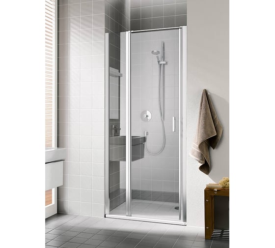 Одностворчатая маятниковая дверь KERMI CADA XS 860-910/2000, крепление слева CK 1GL 09020 VPK 00000041092 1