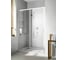 Двустворчатая раздвижная дверь KERMI CADA XS 1370-1410/2000, с панелью слева CK G2L 14020 VPK 00000043638 1