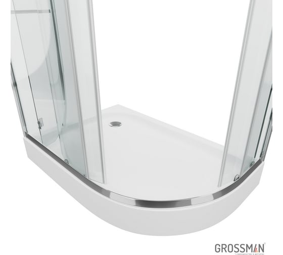 Душевое ограждение Grossman Classic 120х80х185 см, двери раздвижные, с поддоном, 2 места GR-9120L