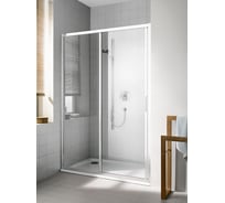 Двустворчатая раздвижная дверь KERMI CADA XS 1070-1110/2000, с панелью слева, ESG Clean CK G2L 11020 VPK 00000038274
