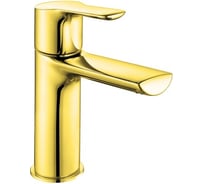 Смеситель для раковины E.C.A. 102808940EX LUNA 121 без донного клапана, золото 00000073467