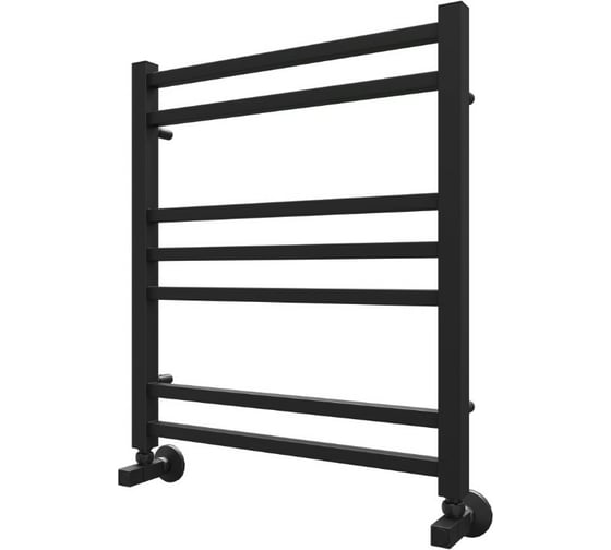 Водяной полотенцесушитель Lemark Unit П7 500x600, черный LM45607BL