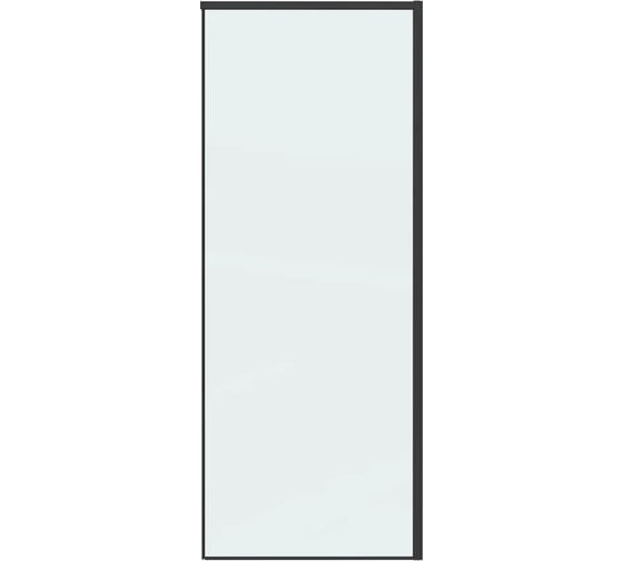 Боковая стенка Grossman Galaxy 70*195 см, черный матовый, стекло прозрачное, 1 место 200.K33.01.70.21.00 1