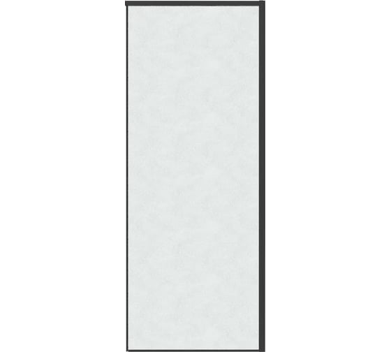 Боковая стенка Grossman Galaxy 70*195 см, черный матовый, стекло шиншилла, 1 место 200.K33.01.70.21.02 1