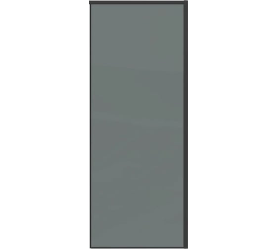 Боковая стенка Grossman Galaxy 70*195 см, черный матовый, стекло тонированное, 1 место 200.K33.01.70.21.10