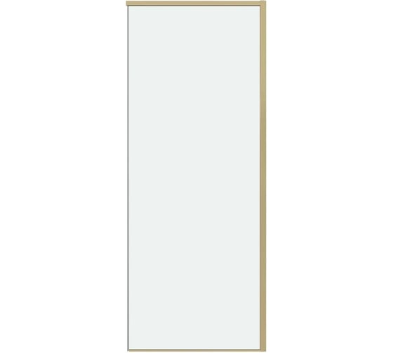 Боковая стенка Grossman Galaxy 90*195 см, золото сатин, стекло прозрачное, 1 место 200.K33.01.90.32.00 1