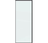 Боковая стенка Grossman Galaxy 80*195 см, черный матовый, стекло прозрачное, 1 место 200.K33.01.80.21.00