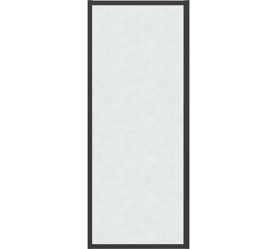 Боковая стенка Grossman Cosmo 70*195 см, черный матовый, стекло шиншилла, 1 место 200.K33.02.70.21.02