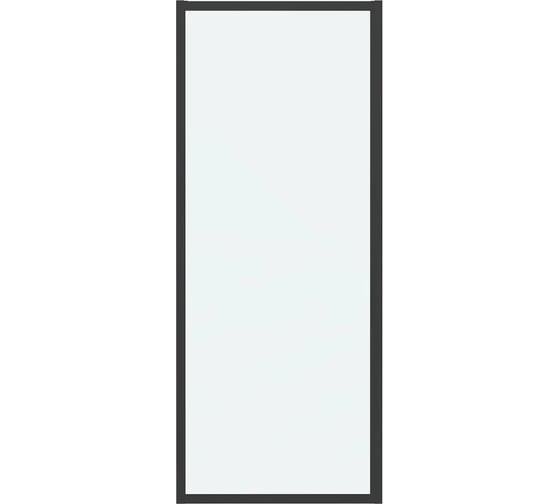 Боковая стенка Grossman Cosmo 70*195 см, черный матовый, стекло прозрачное, 1 место 200.K33.02.70.21.00 1