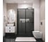 Боковая стенка Grossman Style 90*195 см, черный матовый, стекло тонированное, 1 место 200.K33.05.90.21.10 3