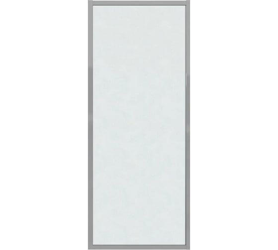 Боковая стенка Grossman Style 70*195 см, хром, стекло шиншилла, 1 место 200.K33.05.70.10.02