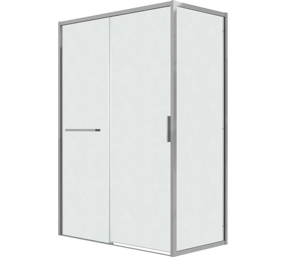 Боковая стенка Grossman Style 70*195 см, хром, стекло шиншилла, 1 место 200.K33.05.70.10.02