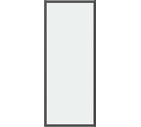 Боковая стенка Grossman Style 70*195 см, черный матовый, стекло прозрачное, 1 место 200.K33.05.70.21.00
