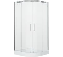 Душевое ограждение Grossman Galaxy 90х90х190 полукруг, двери раздвижные 2 места GR-4090