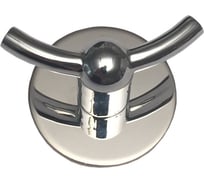 Крючок для ванной Kleber двойной на клейкой ленте Позитив KLE-027