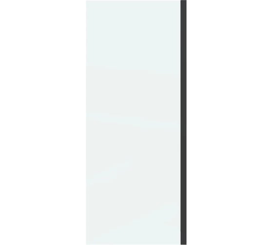 Боковая стенка Grossman Classic 90*195 см, черный матовый, стекло прозрачное, 1 место 200.K33.04.90.21.00 1