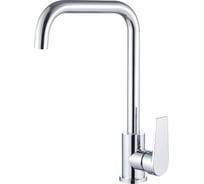 Смеситель для кухни ARGOTECH FRIGAT Г-обр. излив, d-35, нерж. сталь, хpом, монтаж - гайка 44277
