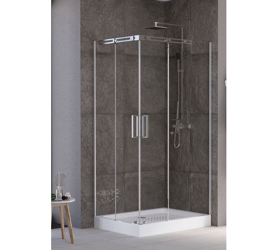 Душевое ограждение Grossman Galaxy 110х80х190 прямоугольник, двери раздвижные 2 места GR-3110R