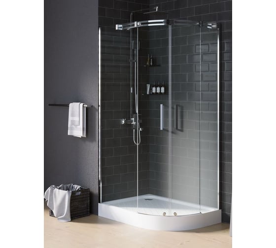 Душевое ограждение Grossman Galaxy 120х80х190 двери раздвижные 2 места GR-4120L