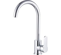 Смеситель для кухни ARGOTECH GEKTOR d-35, нерж. сталь, хpом, монтаж - гайка 44276