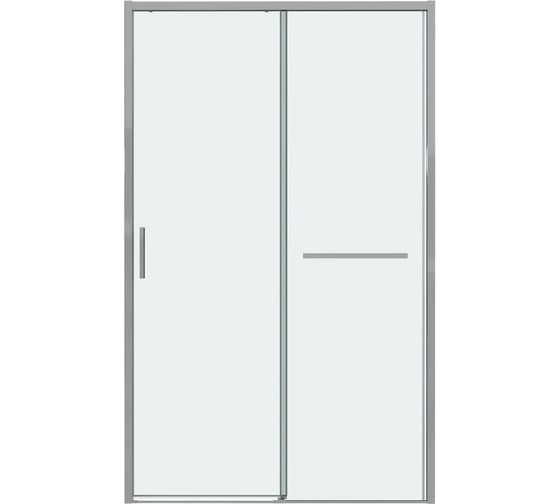 Дверь в нишу Grossman Style 130*195 см, хром, стекло прозрачное, 1 место 100.K33.05.130.10.00 1