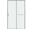 Дверь в нишу Grossman Style 110*195 см, хром, стекло прозрачное, 1 место 100.K33.05.110.10.00 1