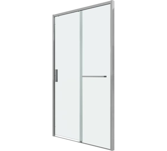 Дверь в нишу Grossman Style 120*195 см, хром, стекло прозрачное, 1 место 100.K33.05.120.10.00