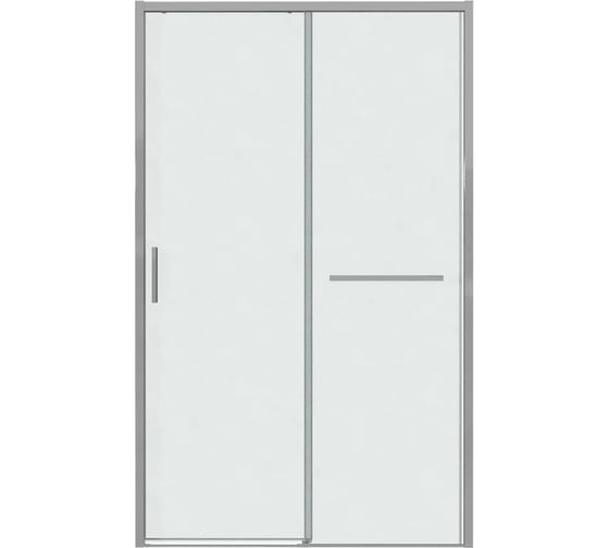 Дверь в нишу Grossman Style 120*195 см, хром, стекло шиншилла, 1 место 100.K33.05.120.10.02 1