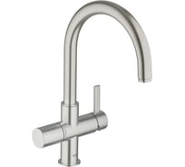 Однорычажный cмеситель для мойки Grohe Blue Pure C-излив, стартовый комплект 33249DC1