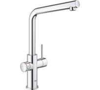 Стартовый комплект с бойлером M-size, смеситель с L-образным изливом Grohe Red II Duo 30327001