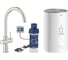 Стартовый комплект с бойлером Grohe Grohe Red II Duo M-size, смеситель с C-образным изливом 30083DC1 1