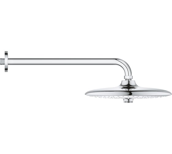 Верхний душ и душевой кронштейн Grohe Euphoria 260 SmartControl 380 мм, 9.5 л/мин 28361000