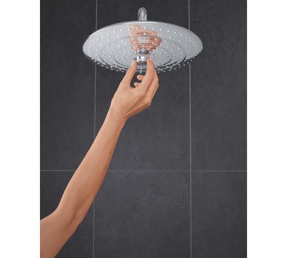 Верхний душ и душевой кронштейн Grohe Euphoria 260 SmartControl 380 мм, 9.5 л/мин 28361000