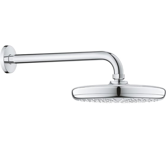 Верхний душ + душевой кронштейн Grohe Tempesta 210 286 мм /28576000/ 26411000