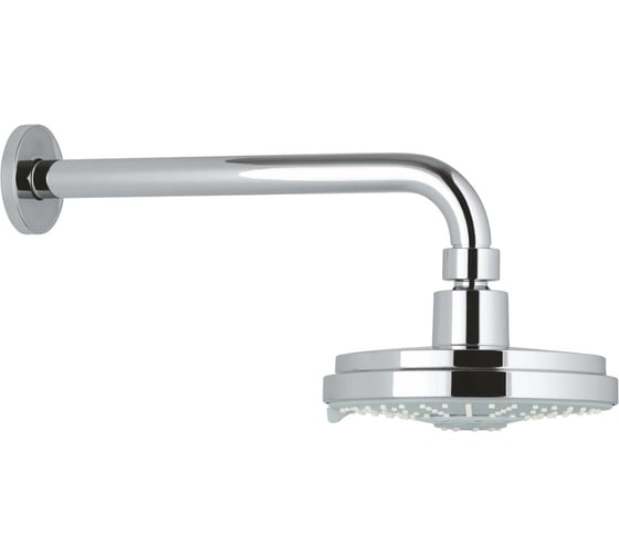 Верхний душ + душевой кронштейн Grohe Tempesta 210 286 мм /28576000/ 26411000