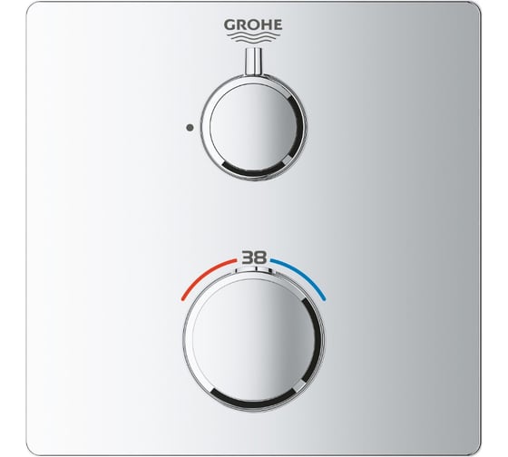 Термостат для душа Grohe Grohtherm квадратная розетка, комплект верхней монтажной части 24078000