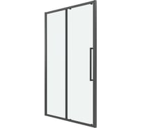 Дверь в нишу Grossman Cosmo (100х195) графит сатин, стекло прозрачное, 1 место 100.K33.02.100.42.00