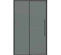 Дверь в нишу Grossman Galaxy (140х195) черный матовый, стекло тонированное, 1 место 100.K33.01.140.21.10