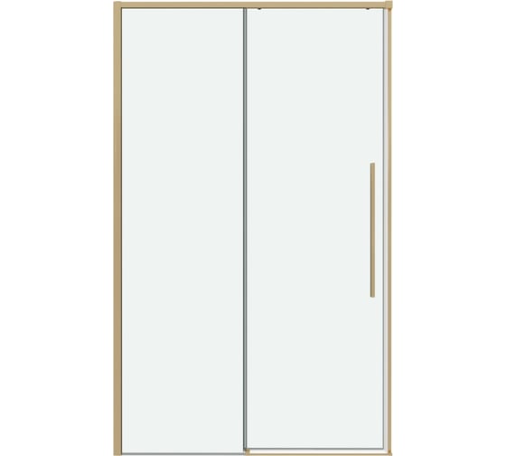 Дверь в нишу Grossman Galaxy (140х195) золото сатин, стекло прозрачное, 1 место 100.K33.01.140.32.00 1