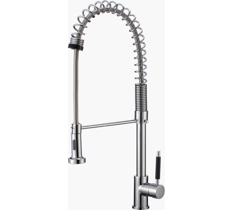 Латунный смеситель для мойки Eleanti одноручный, с гибким изливом, двухрежимный 0402.478