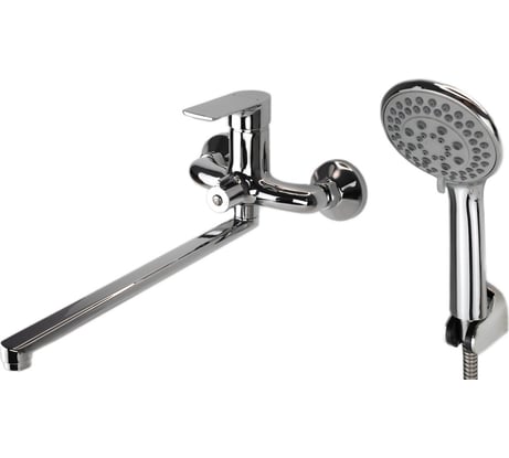 Смеситель для ванны Voda SURFACE излив 320 мм, с аксессуарами, хром SF 31