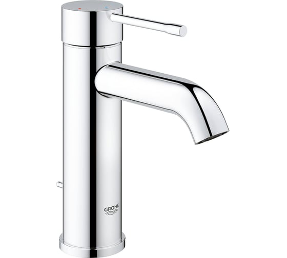 Смеситель для раковины Grohe Essence New S-Size II сливной гарнитур, с энергосберегающим картриджем 23591001