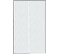 Дверь в нишу Grossman Galaxy (130х195) хром, стекло шиншилла, 1 место 100.K33.01.130.10.02