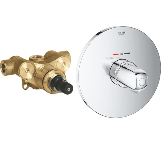 Центральный термостат Grohe Grohtherm 1000 New со встраивыемым механизмом 34573000